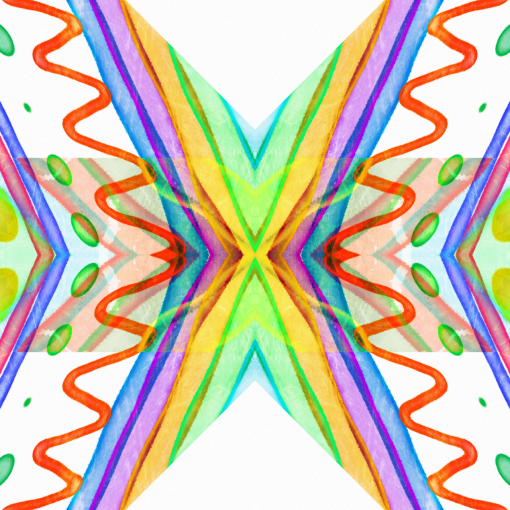 filtered  Kaleidoscope background Overlay PNG