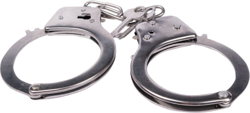 steel  png close-up overlay steel metal handcuffs isolated