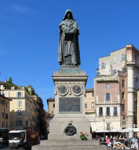 Campo de' Fiori Square in Rome, Italy