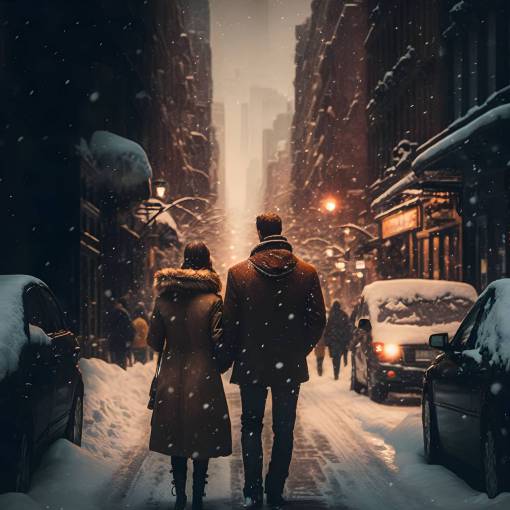 nieve hombres al aire libre nieve mujer noche adulto invierno