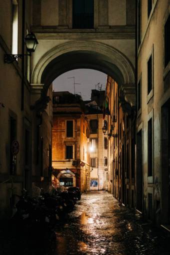no urbano Roma, Italia