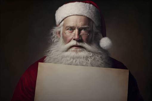 gente Retrato de Papá Noel