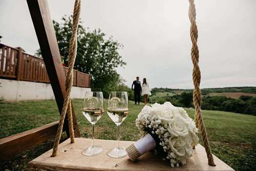 boyfriend champagne elegant wine crystal glass countryside boyfriend romantic girlfriend