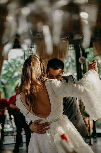 mujer bailando novio novia baile retrato mujer