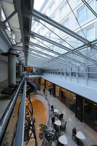 interior atrium builder ceiling contemporary architecture windows building