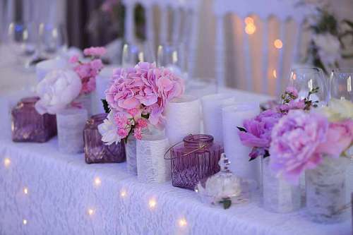 11 velas románticas decoración de velas ramo florero todavía flor rosa