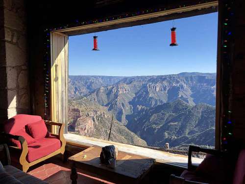 copper window mountain snow resort area majestic panorama landscape wallpapers canyon copper  interior wallpapersplanet