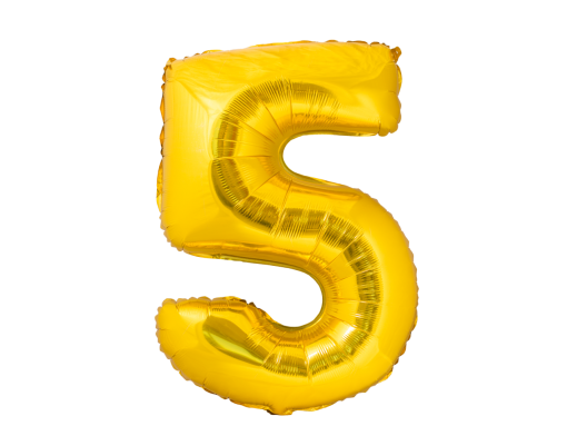 date  Birthday Balloon Number Overlay PNG