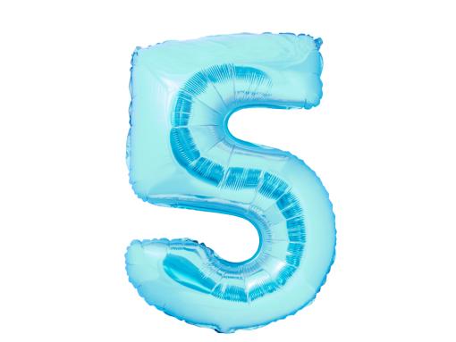 date  Birthday Balloon Number Overlay PNG