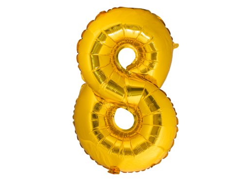 date  Birthday Balloon Number Overlay PNG