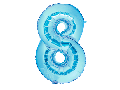 date  Birthday Balloon Number Overlay PNG