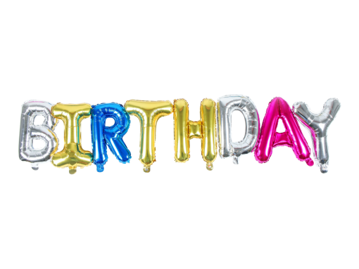date  Birthday Balloon Overlay PNG