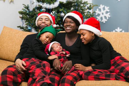 xmas Family at christmas