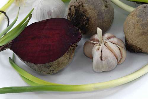 garlic beetroot onion garlic bulb vegetable root ingredients cooking health
