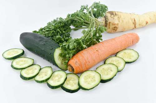carrot vegan parsley antioxidant cucumber organic produce vegetables vegetable