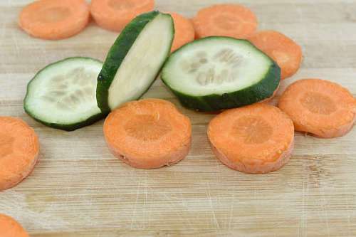 cucumber nutrition slices diet carrot slice fresh healthy health kb