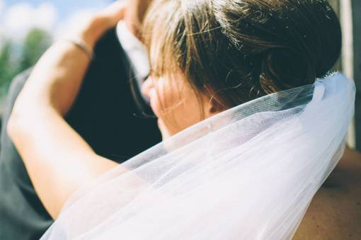 veil marriage  married  couple  love  romance  bride  groom