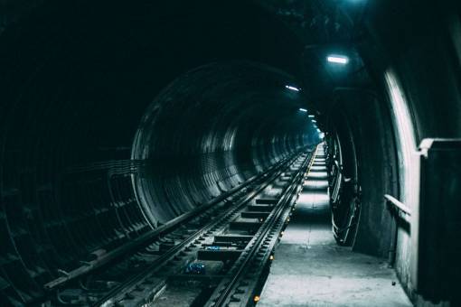train  station  rail  trail  dark  lights
