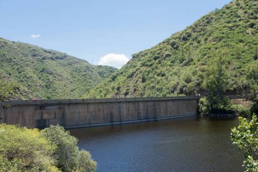 lake San Roque Dam in Villa Carlos Paz, Cordoba Province, Argentina
