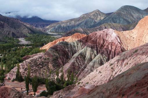 andes Hill of the seven colors in Jujuy, Argentina