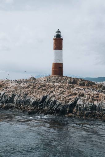 tierra faro del fin del mundo en ushuaia, argentina