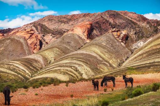 Serrania de Hornocal in Jujuy, Argentina
