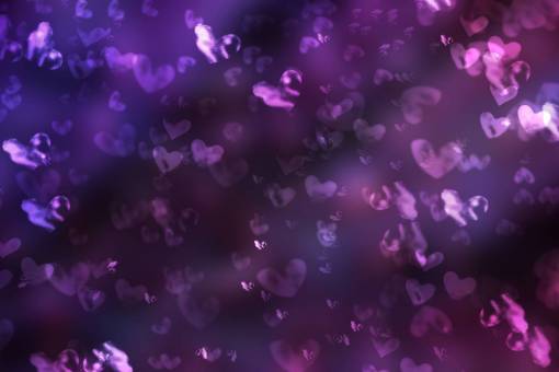 Heart bokeh Background Wallpaper