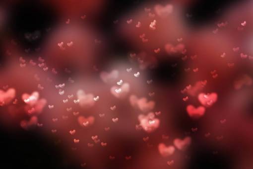 Heart bokeh Background Wallpaper