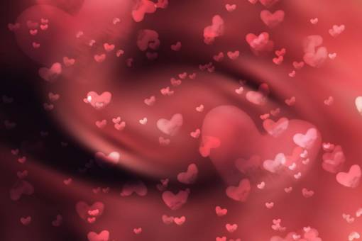 Heart bokeh Background Wallpaper