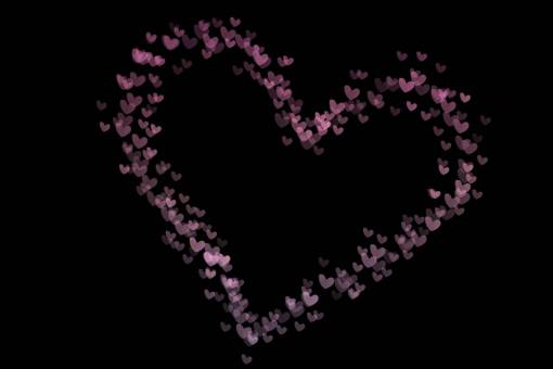 Heart bokeh Background Wallpaper