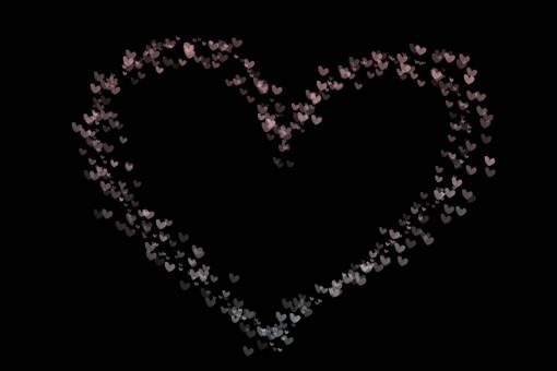 Heart bokeh Background Wallpaper