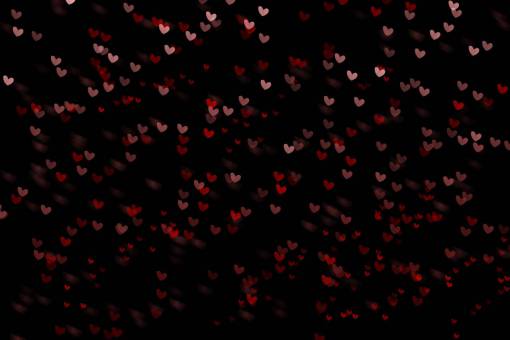 Heart bokeh Background Wallpaper