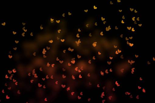 valentine Heart bokeh Background Wallpaper