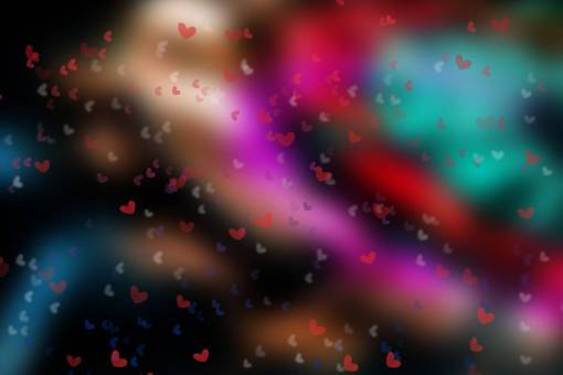 bokeh Heart bokeh Background Wallpaper