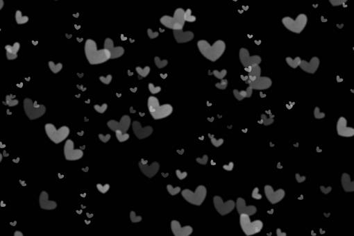 romantic Heart bokeh Background Wallpaper