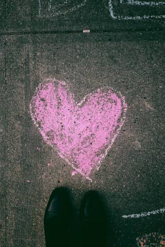 heart Chalk Heart