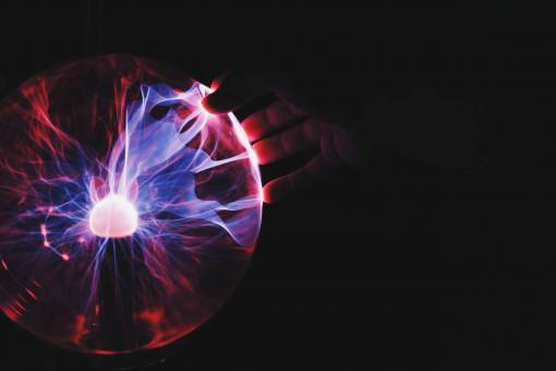 vector bola de plasma