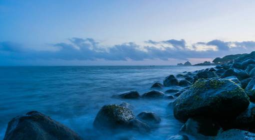 seo costa del océano azul orilla del mar rocas olas