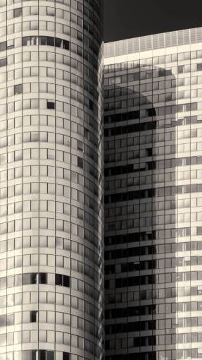 lugar de trabajo edificios de la ciudad windows cerrar rascacielos centro urbano