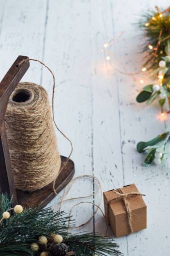 string crafts  holiday  background  yarn  rustic  festive  gift