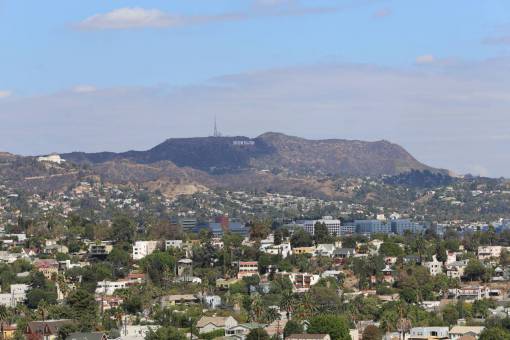 letrero Hollywood Los Ángeles letrero de Hollywood costa oeste de california lala land