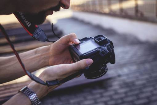 gente hombre fotógrafo cámara canon fotografía lente