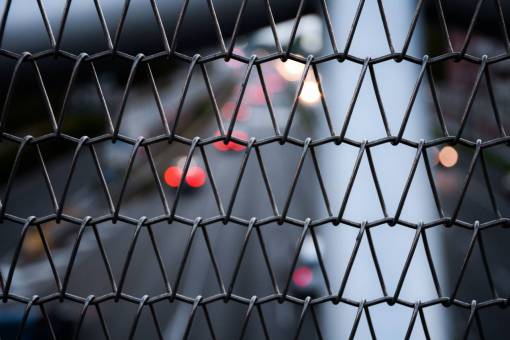 wire  fence  blur  bokeh  dark
