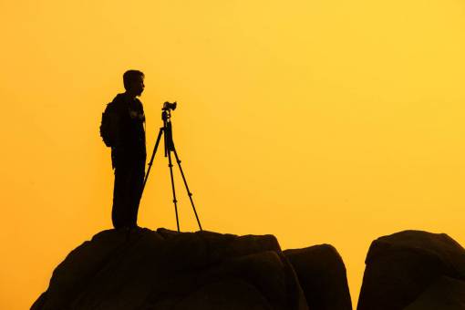 yellow  sunset  dusk  shadow  silhouette  photographer  camera
