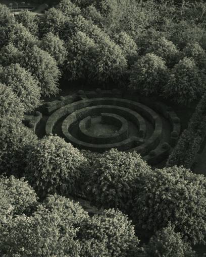 making-a-face General view of a maze