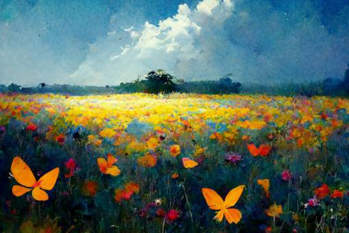 a butterfly field outdoors flower summer grass nature meadow