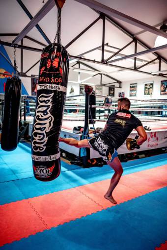athlete competitive sport athlete men exercising man;kickboxing sport competition