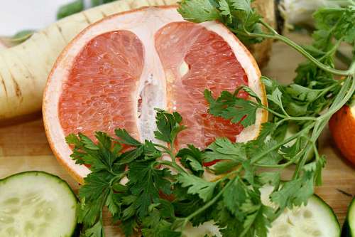 grapefruit garnish parsley grapefruit spice root vegetable lunch meal vegan health