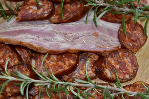 sausage pork sauce lunch loin lamb sausage meat meal dinner