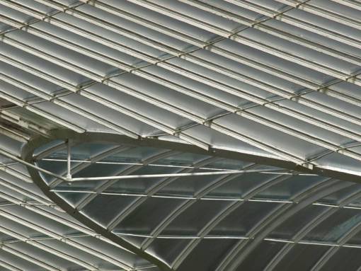 curvas edificio abstracto curva futurista perspectiva moderna metal